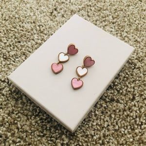 Pink Heart Earring